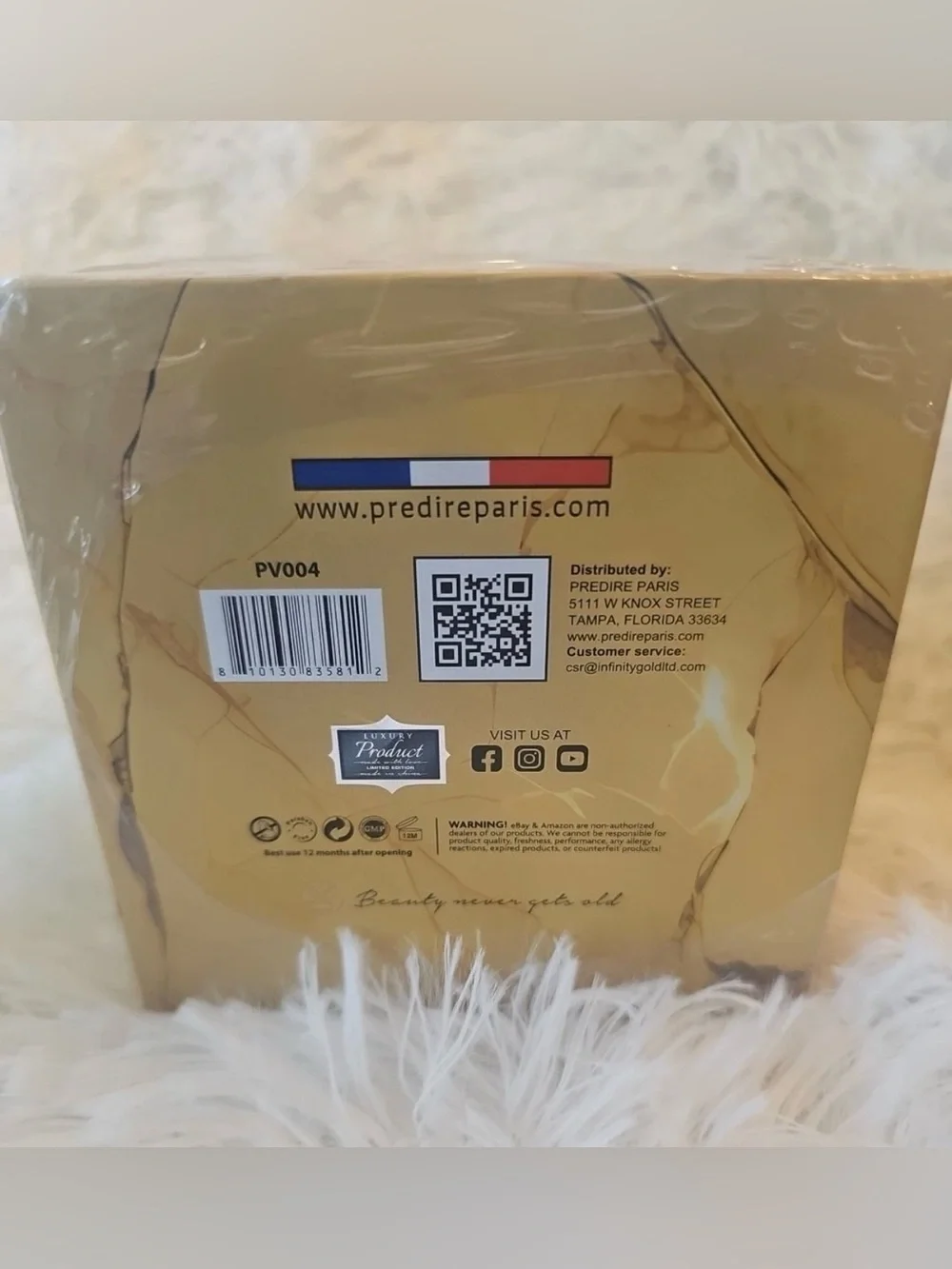 Predire Golden Magnetic Mud Mask Rich Collagen & Oxygen Booster ~ MSRP $950